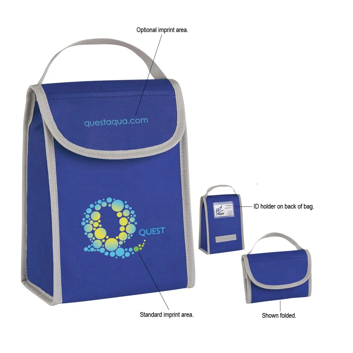 Non-woven Folding Identification Lunch Bag view 2