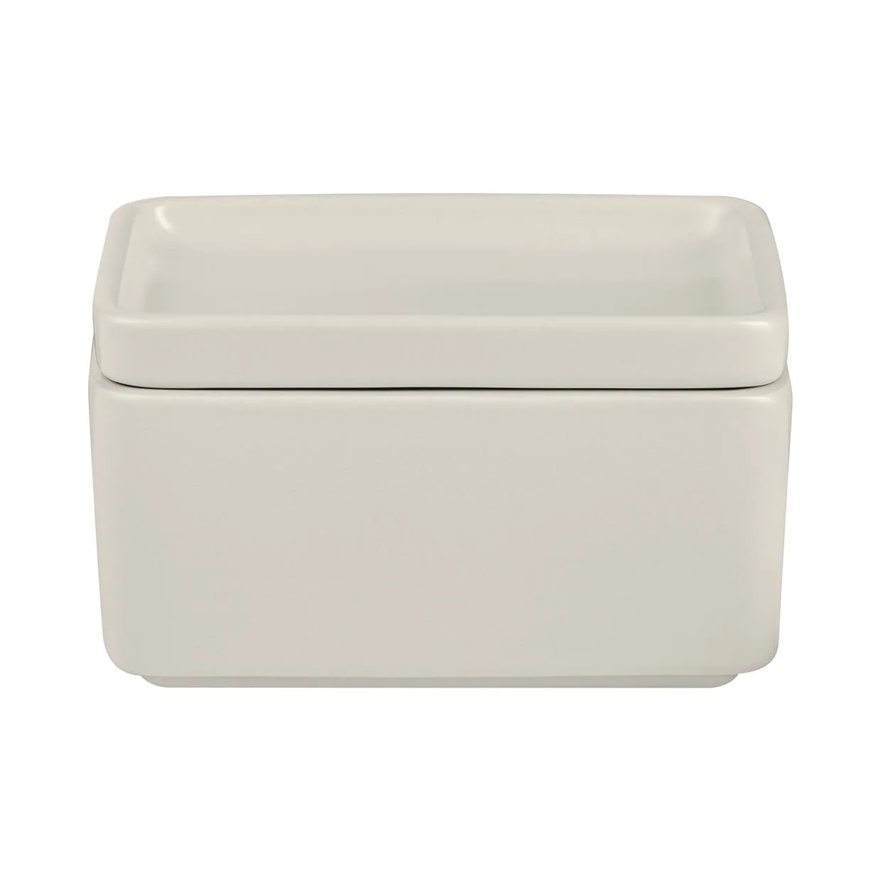 Blomus Pilar Butter Dish / Condiment Or Snack Server - Moonbeam Beige