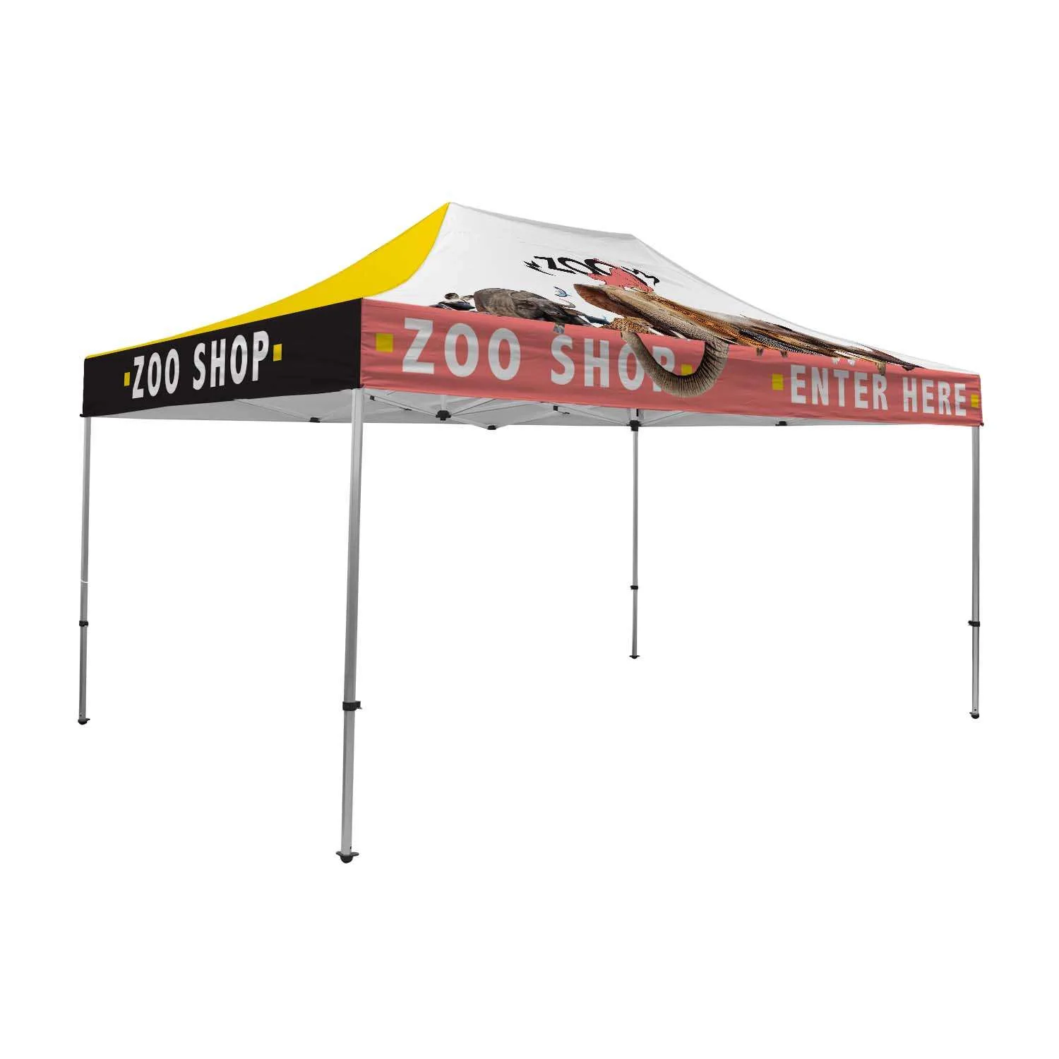 15' Premium Tent UV-Printed Kit