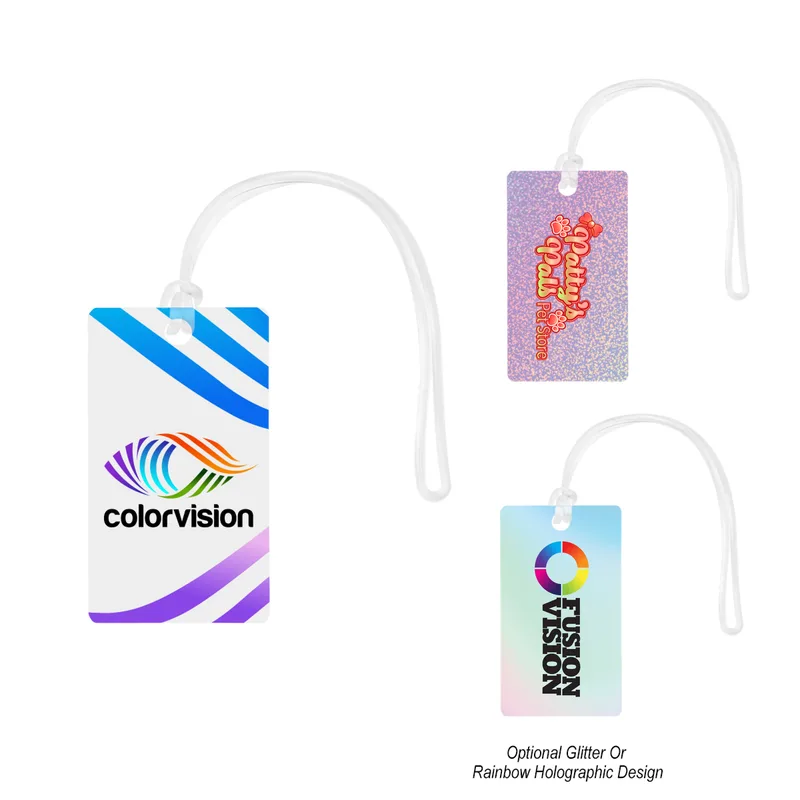 Acrylic Bag Tag - Rectangle view 2