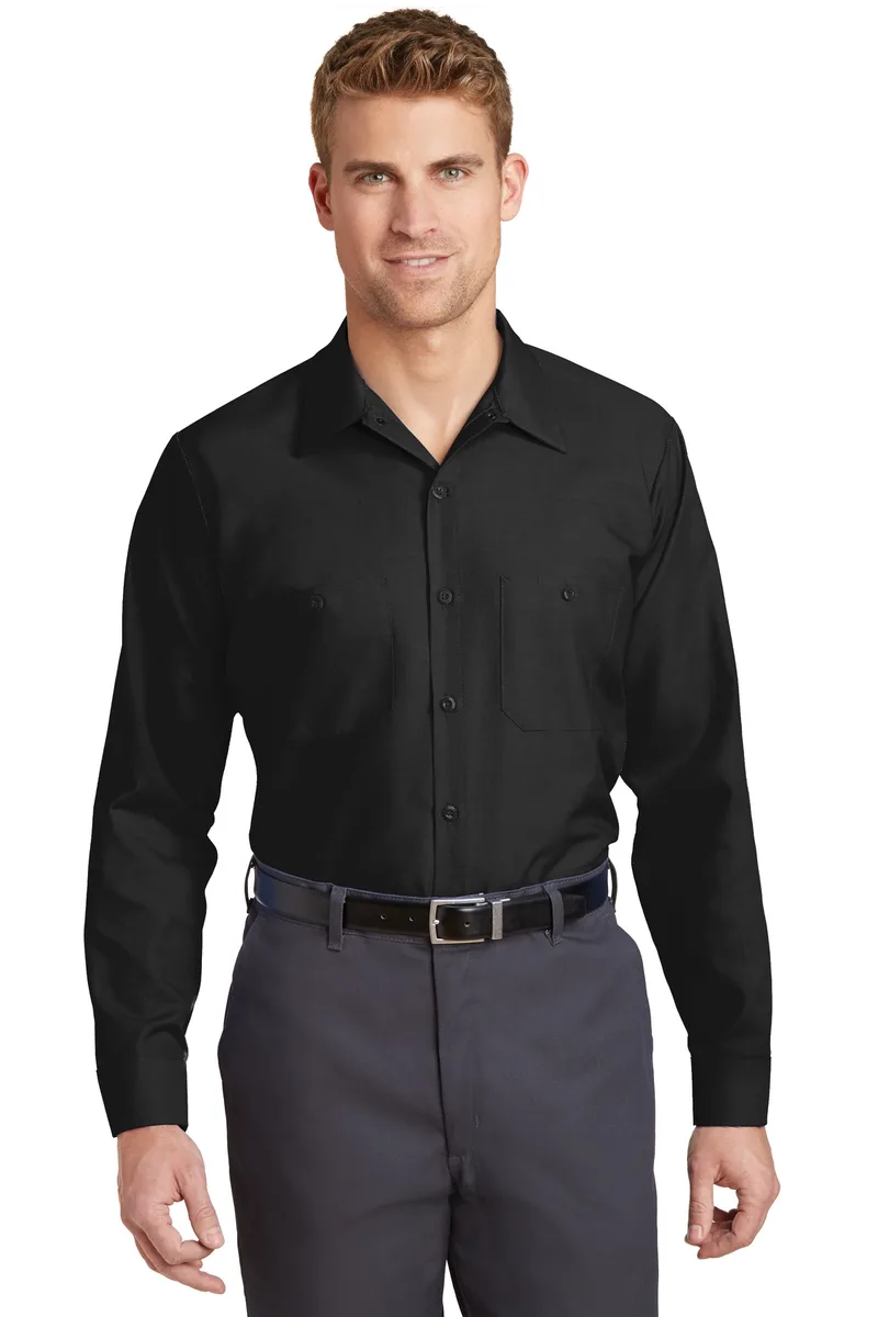 Red Kap® Long Size Long Sleeve Industrial Work Shirt.