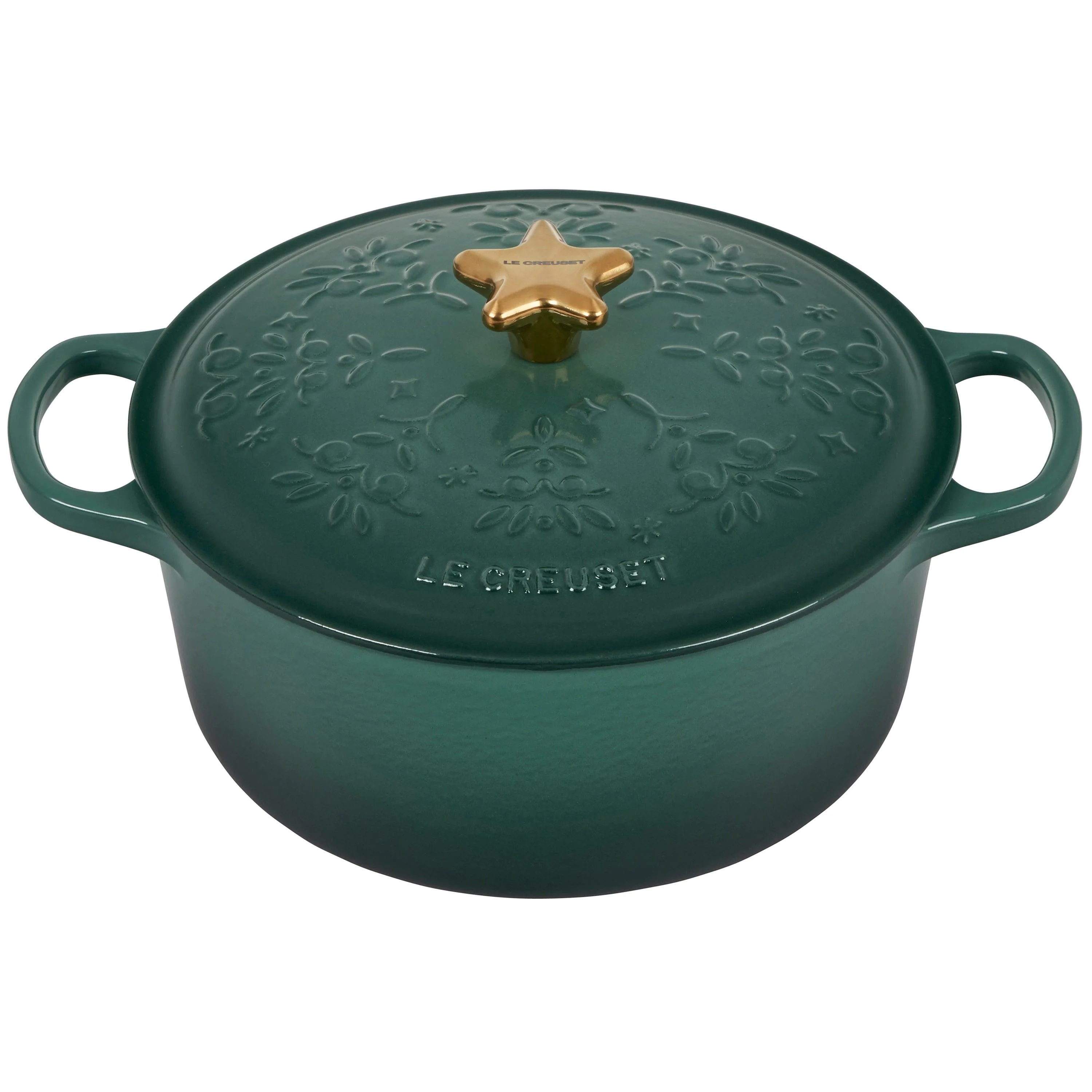 Le Creuset Noel Collection 4.5Qt Signature Cast Iron Round Dutch Oven Artichaut
