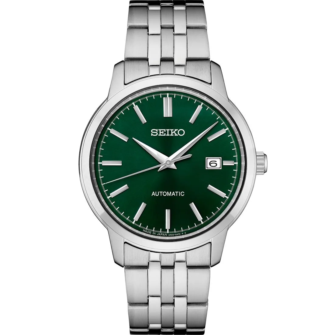 Seiko Watch Essentials Ss Automatic Green Dial