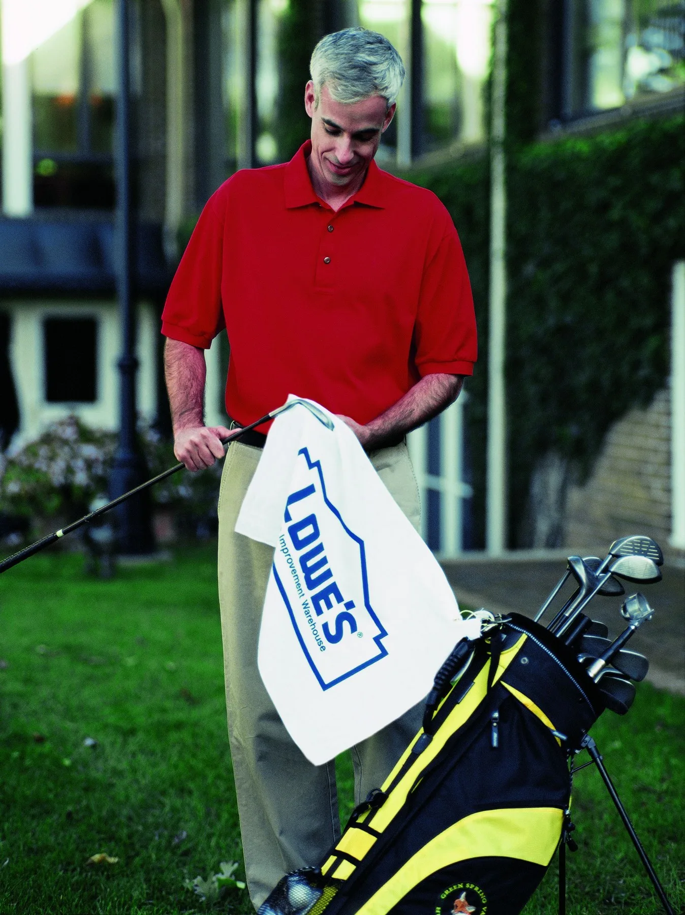 Turkish Signature White Heavyweight Golf Towel