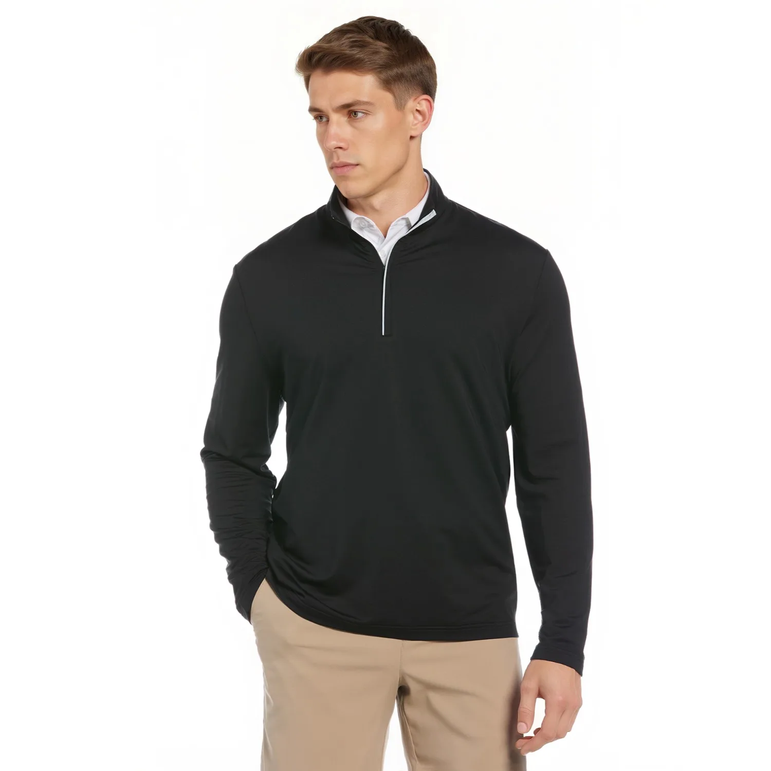 Callaway® UPF50 French Terry Men's Performance 1/4-Zip with Custom Logo view 5