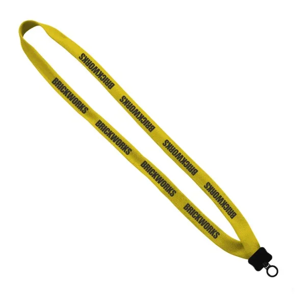 5/8" Polyester Lanyard with Plastic Clamshell & O-Ring view 7
