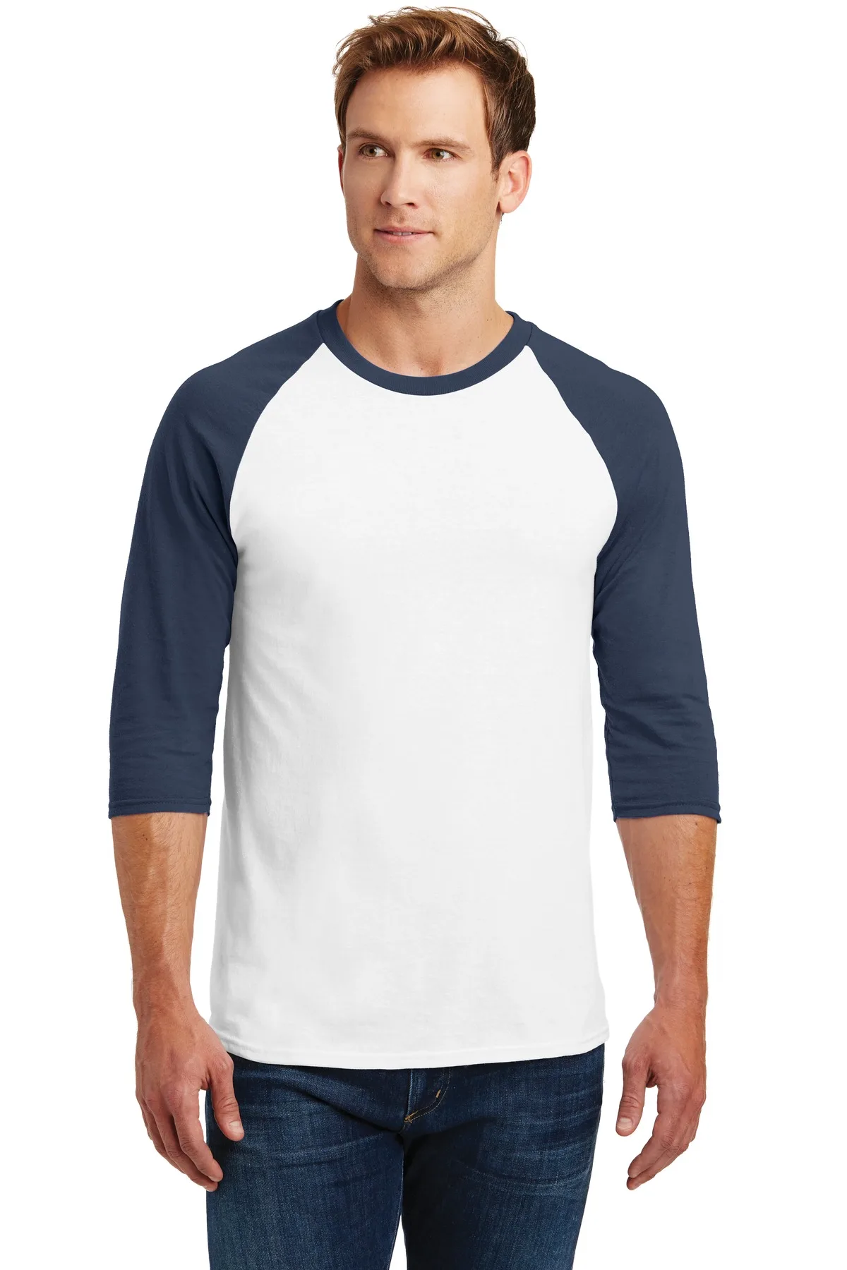 Gildan® Heavy Cotton™ ¾-Sleeve Raglan T-Shirt