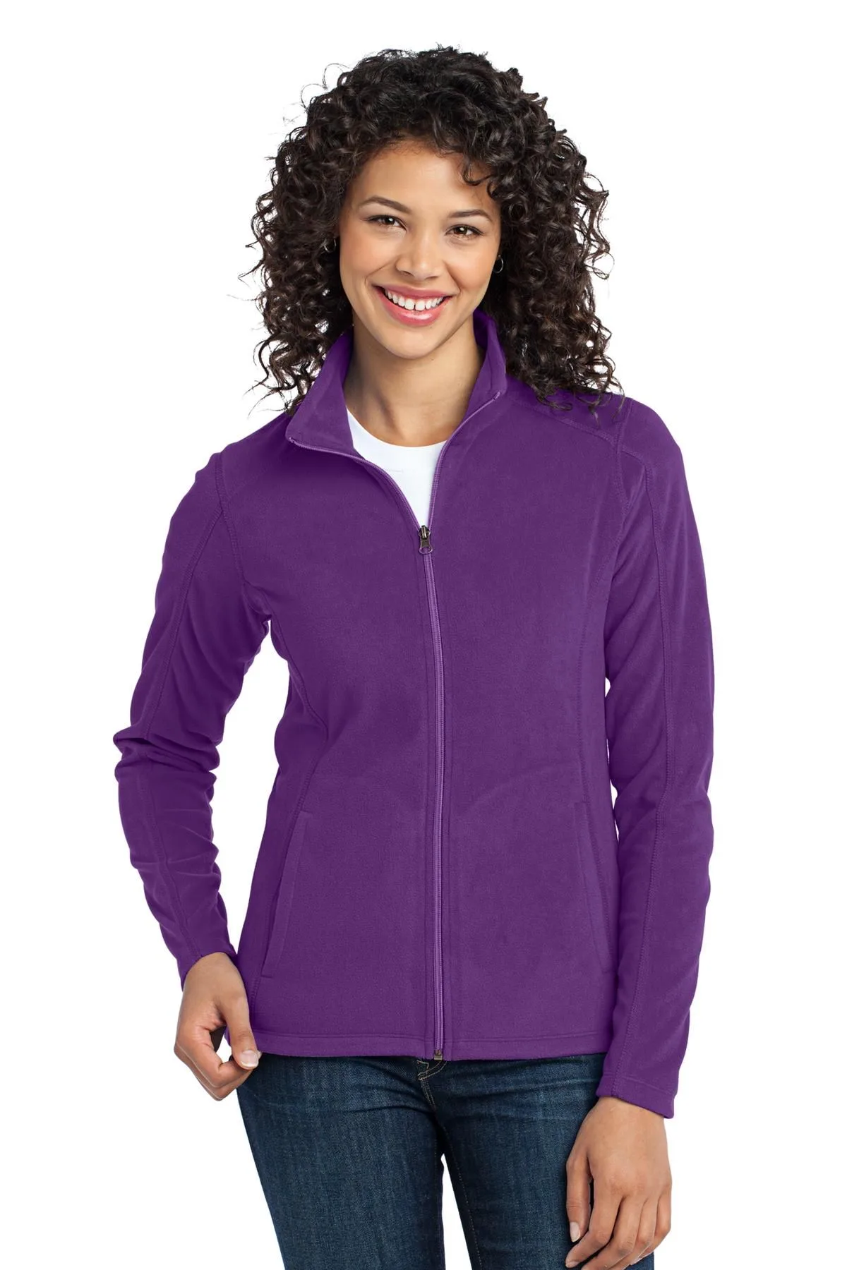 Port Authority® Women's Microfleece Jacket. view 6