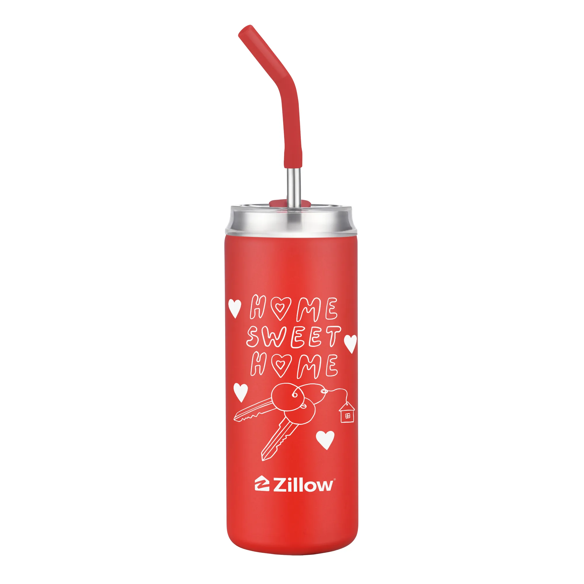 20 oz. Vacuum Tumbler with Straw view 6