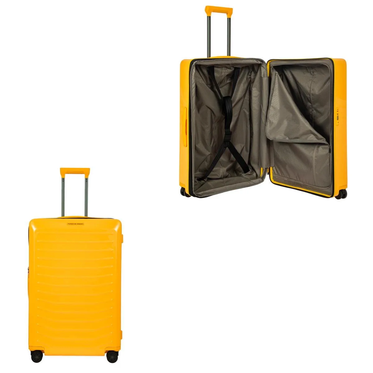 Bric's Porsche Roadster By Bric's 30" Expandable Spinner Luggage - Racing Yellow