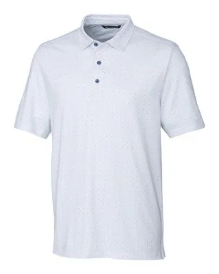 Cutter & Buck Pike Double Dot Print Stretch Mens Polo view 5