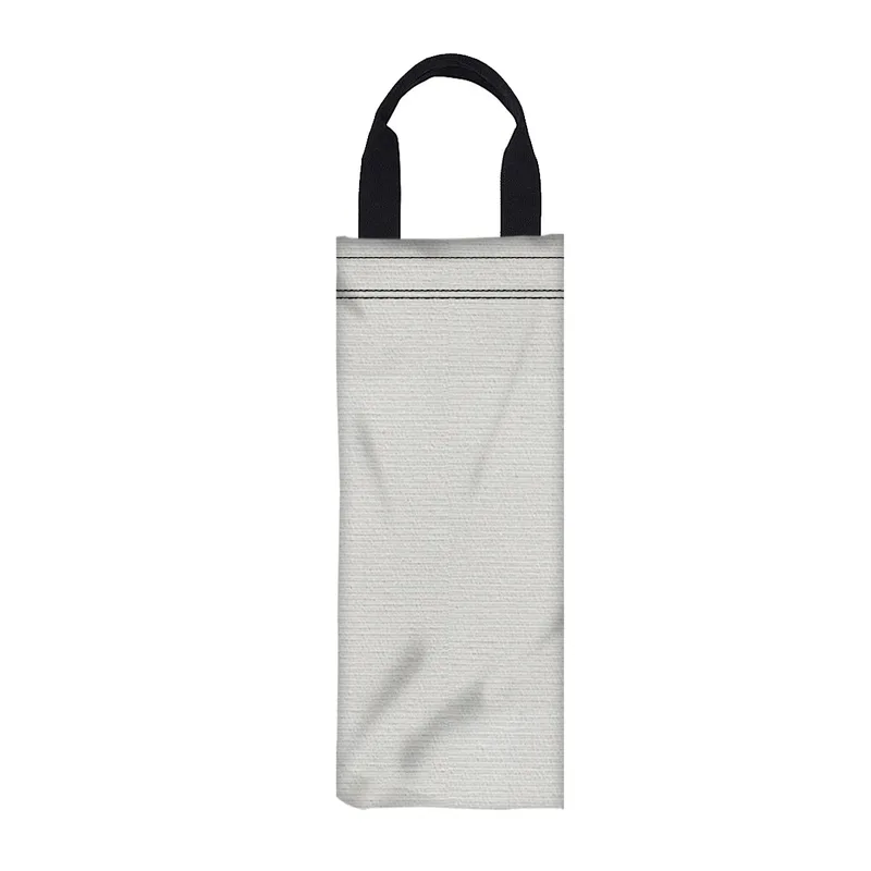 6" W X 16" H Canvas Wine Bag view 3
