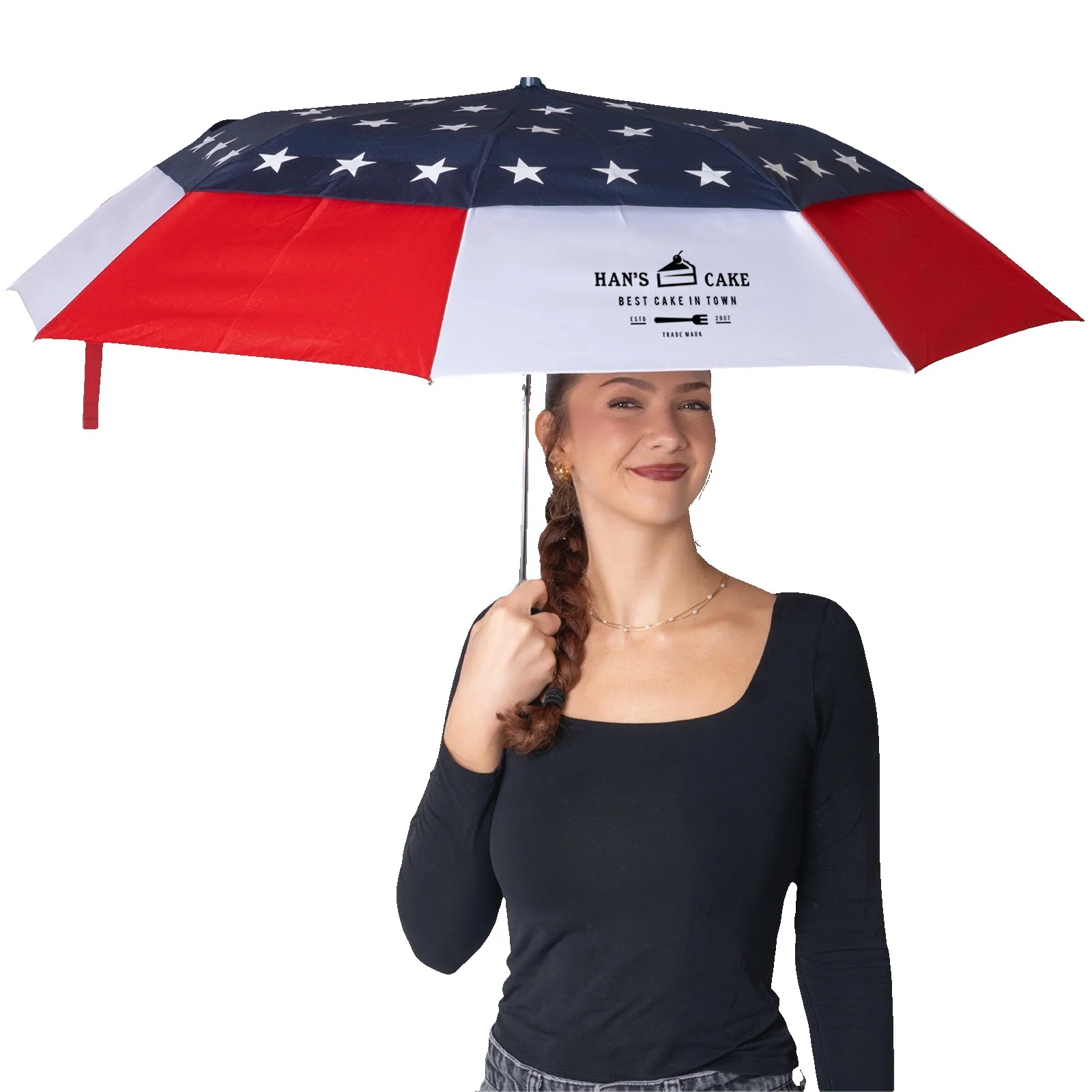 The Americana Folding Umbrella view 2