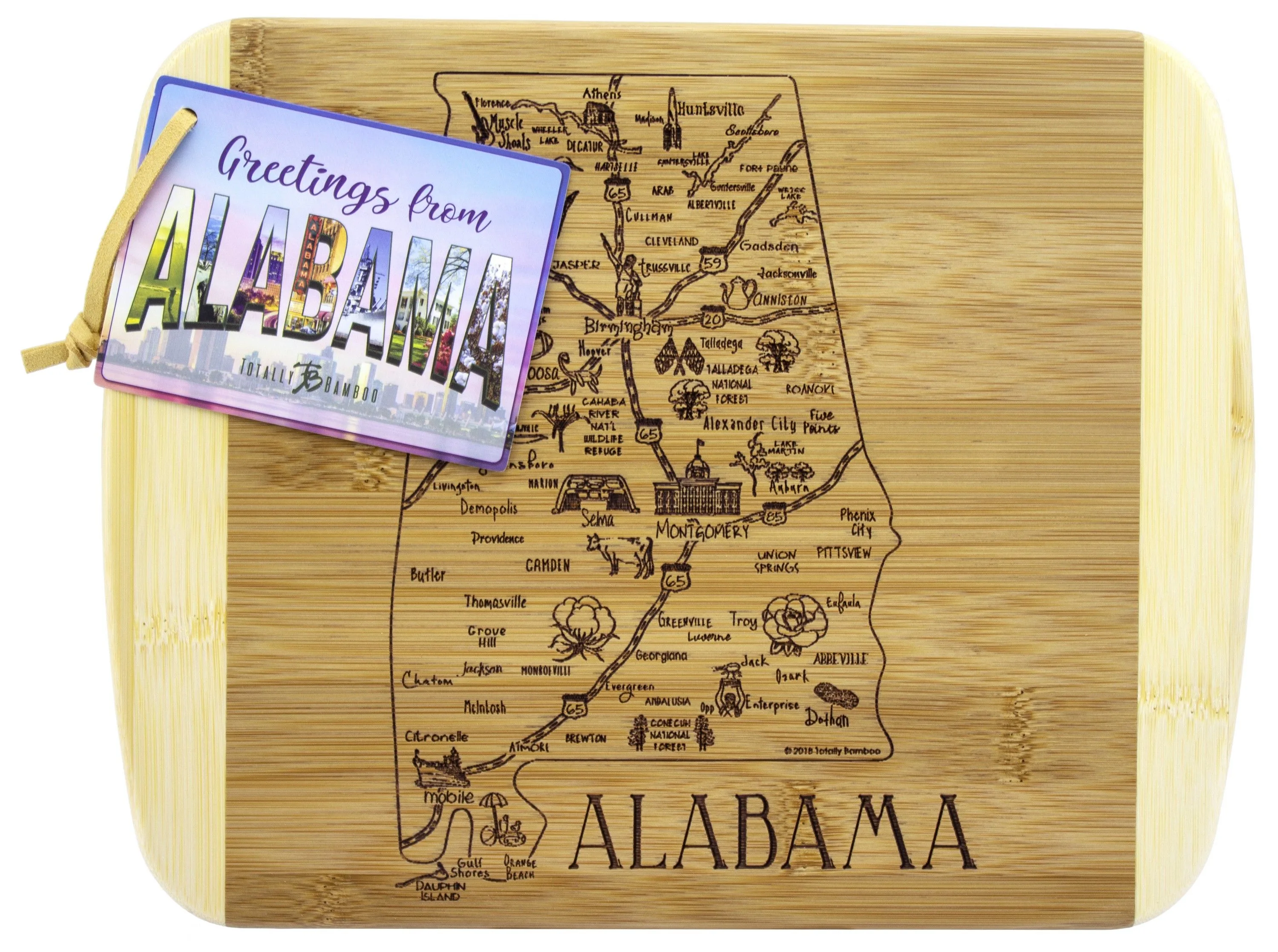 A Slice of Life Alabama Serving & Cutting Board view 2