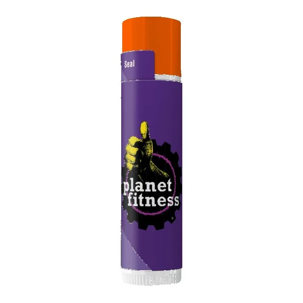 Custom SPF 15 Lip Balm in White Tube with Colored Cap view 3