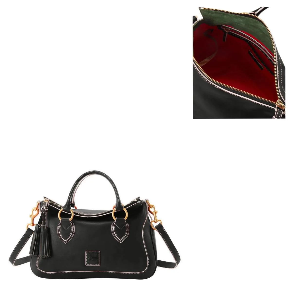 Dooney & Bourke Florentine Black Medium Satchel