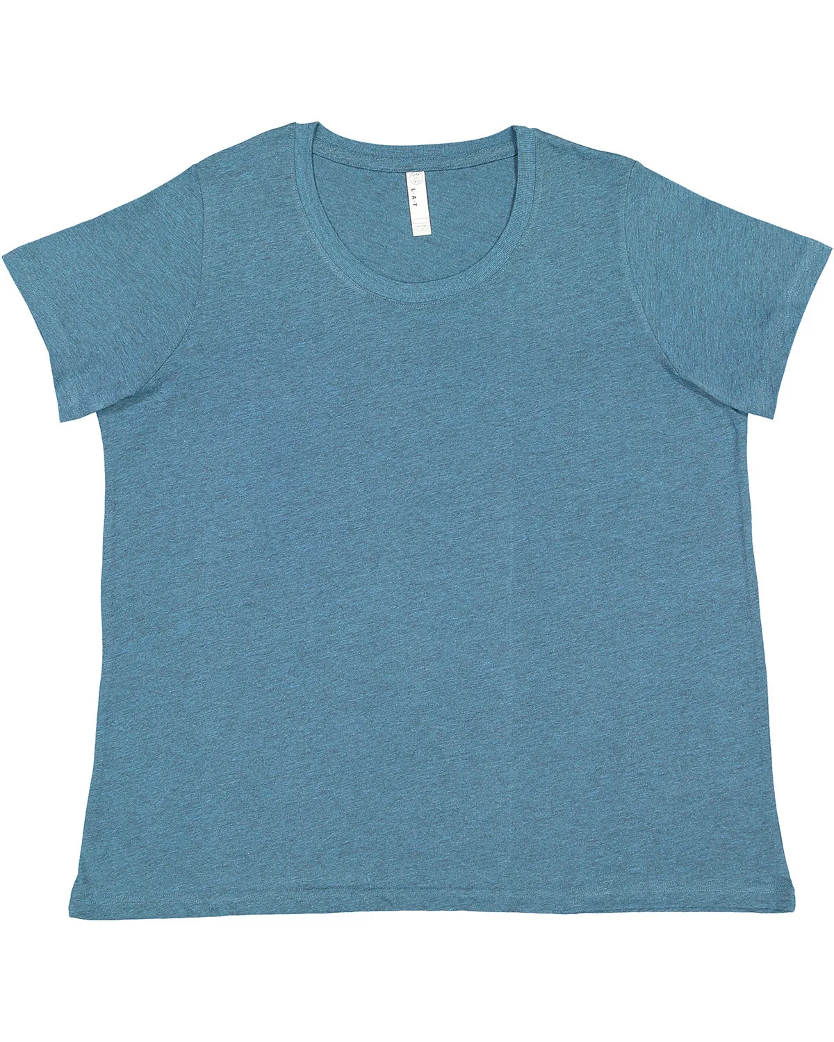 LAT Ladies' Curvy Fine Jersey T-Shirt view 2