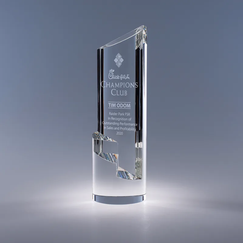 9.5" Trek Crystal Award