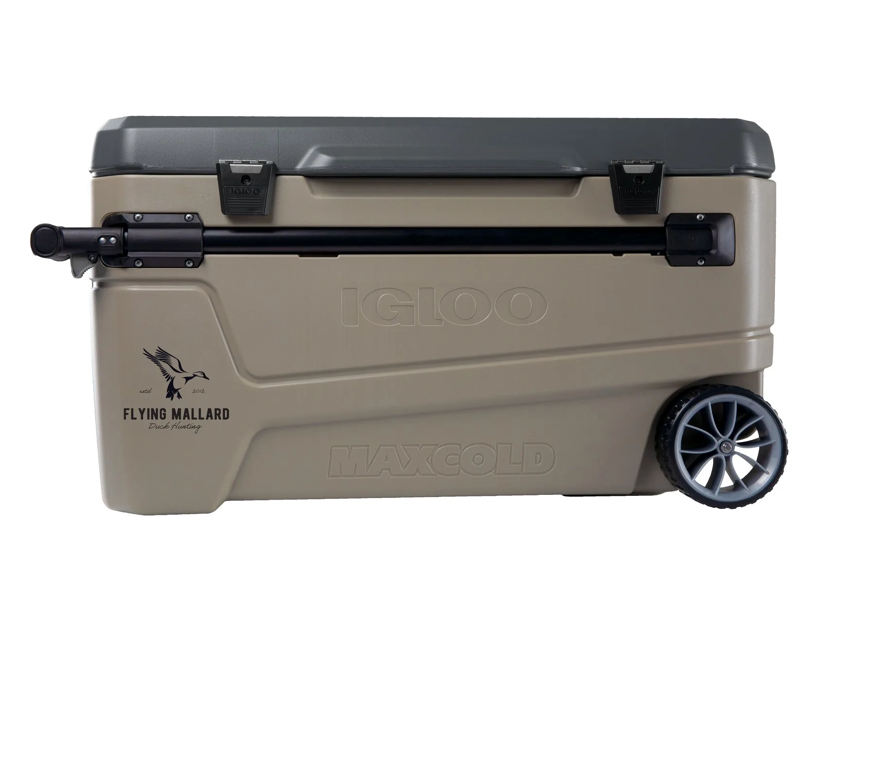 110 Qt. Igloo® Sportsman Sunset Glide Cooler (Sandstone/Carbonite) view 2