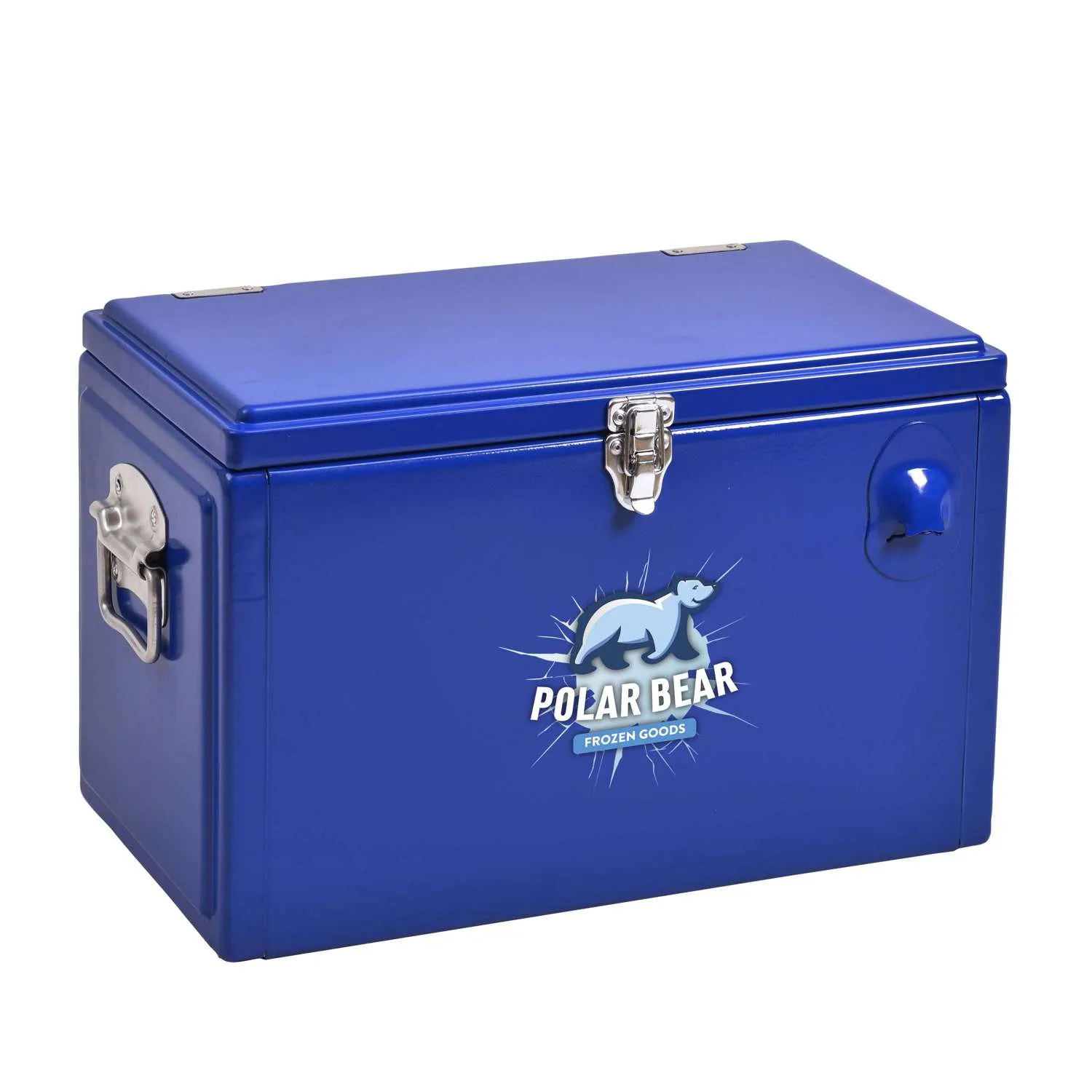 Metal Tool Box Cooler, Front Imprint