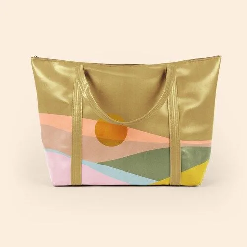 Vegan Leather Weekender Tote view 2