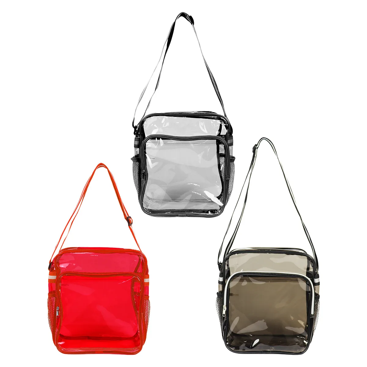 Diamond Clear TPU Messenger Bag view 3