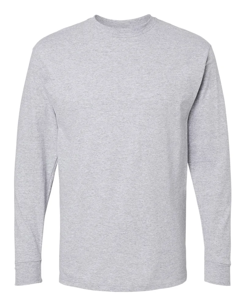M&O® Unisex Gold Soft Touch Long Sleeve T-Shirt view 3
