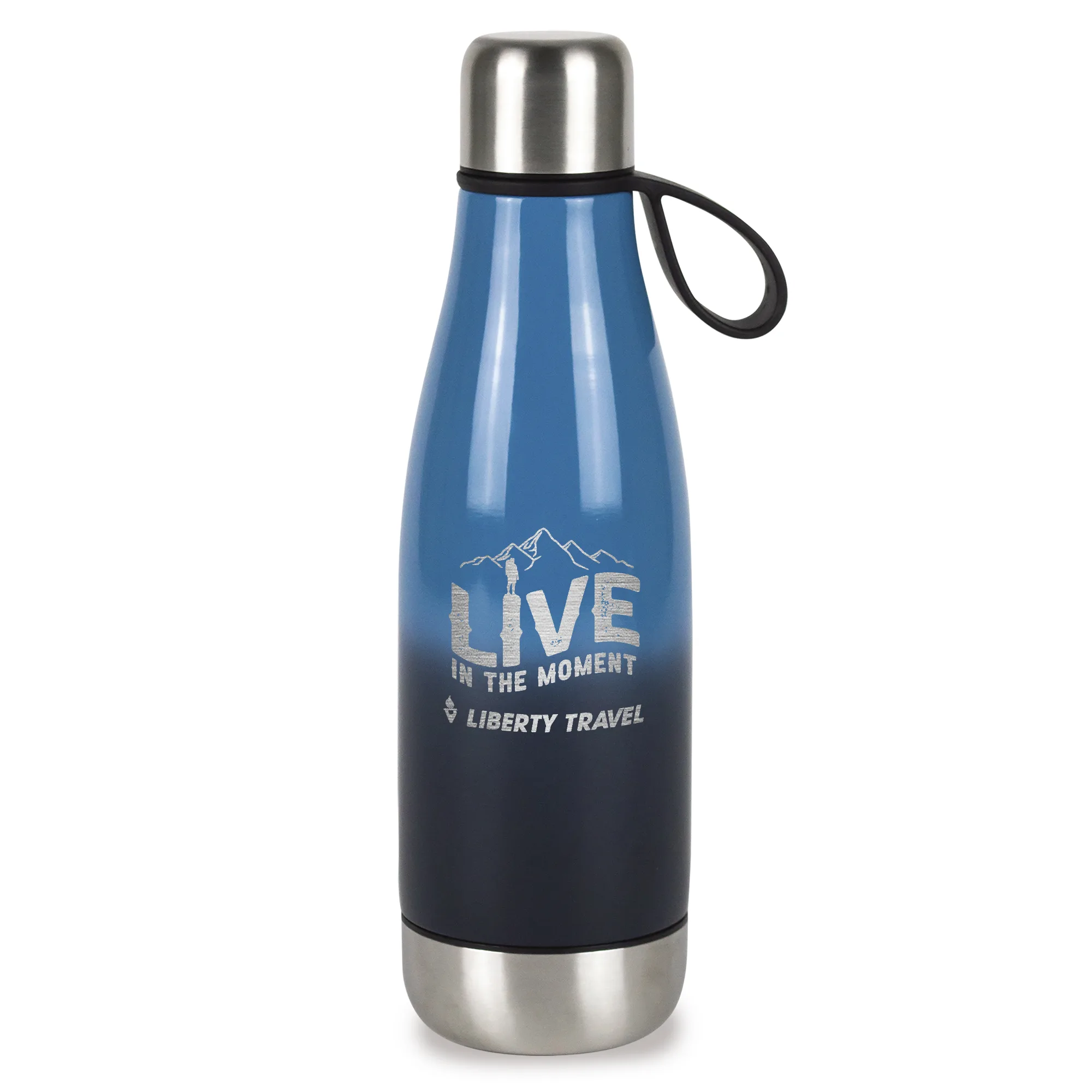 Ombre Double Entry Stainless Steel Water Bottle view 7
