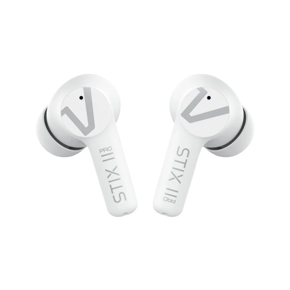 Veho STIX II Pro True Wireless Earphones - White