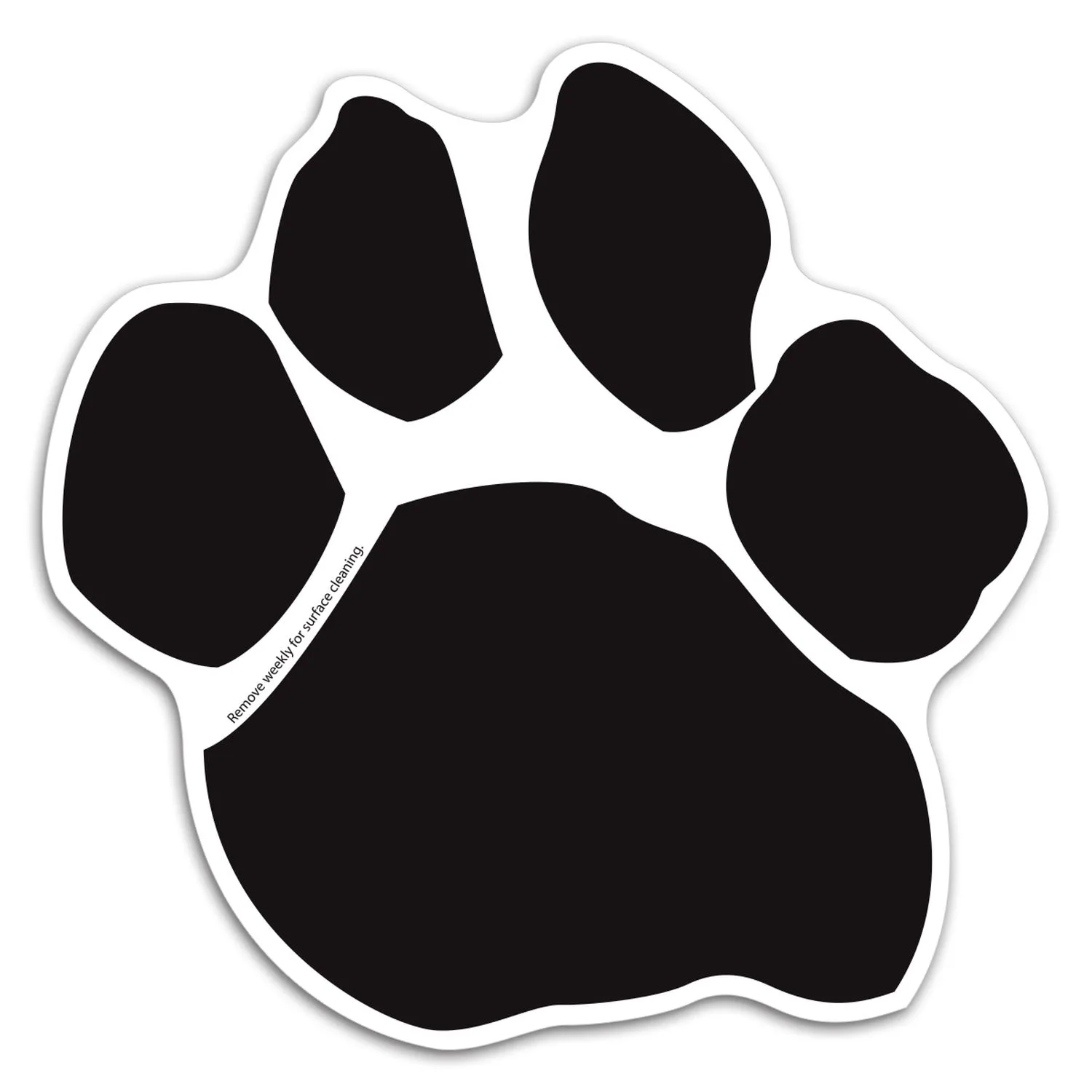 Paw Print Car Sign Magnet view 2