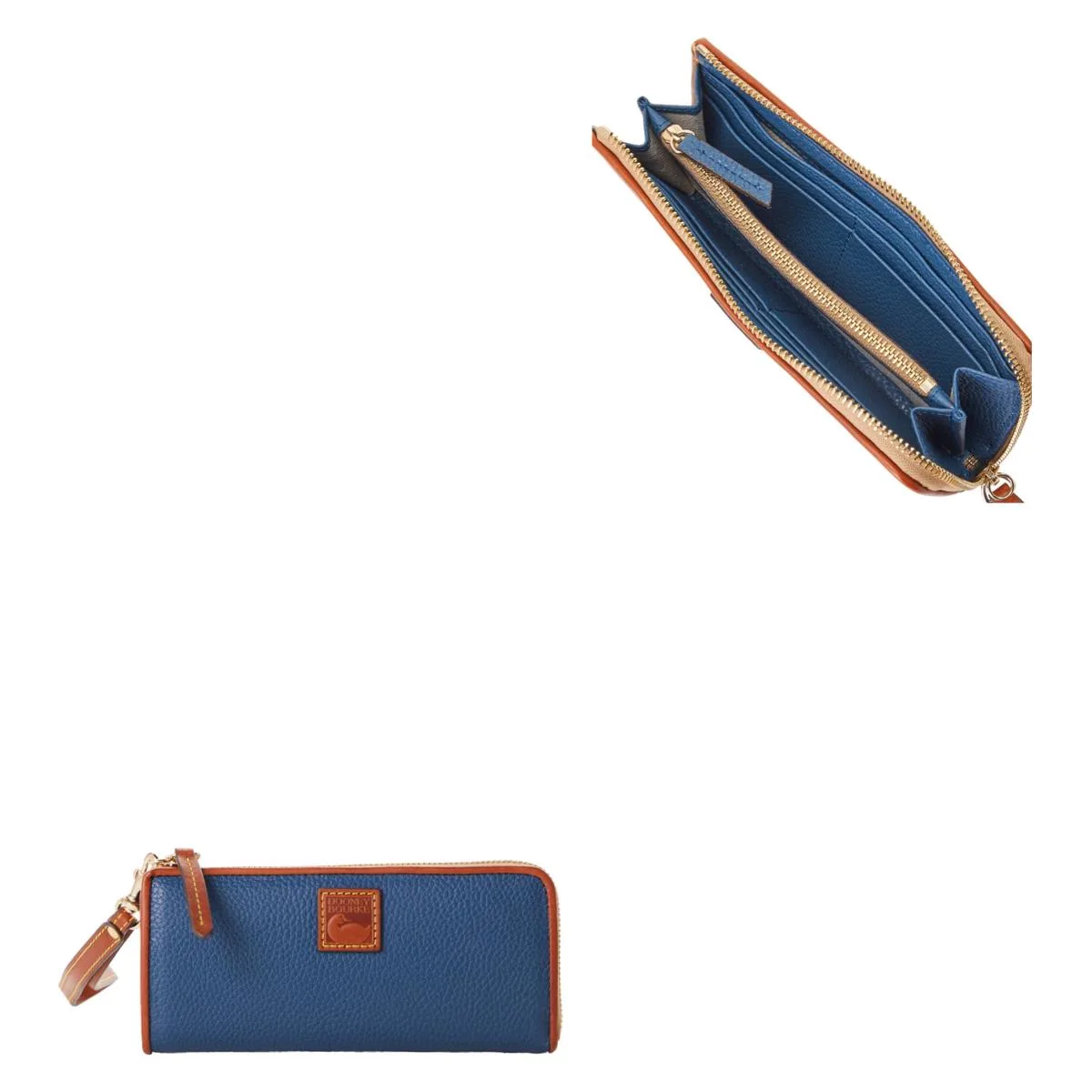 Dooney & Bourke Pebble Grain Zip Clutch Wristlet