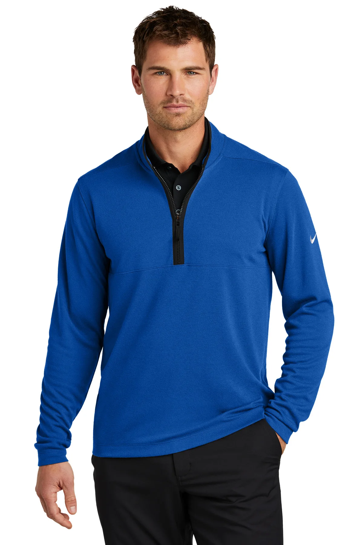 Nike Textured 1/2-Zip Cover-Up view 2