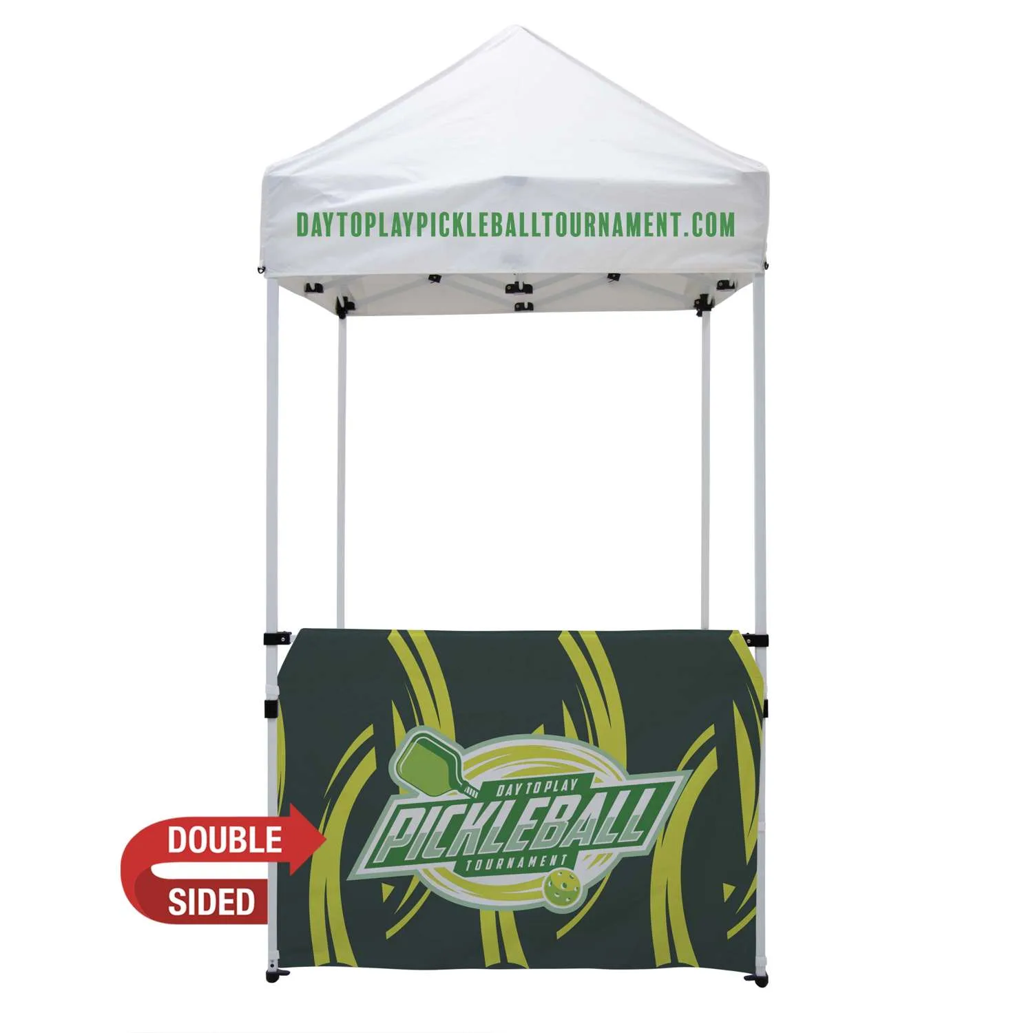 5' Economy Tent Half Wall Kit (Dye Sublimated, Double-Sided) view 2