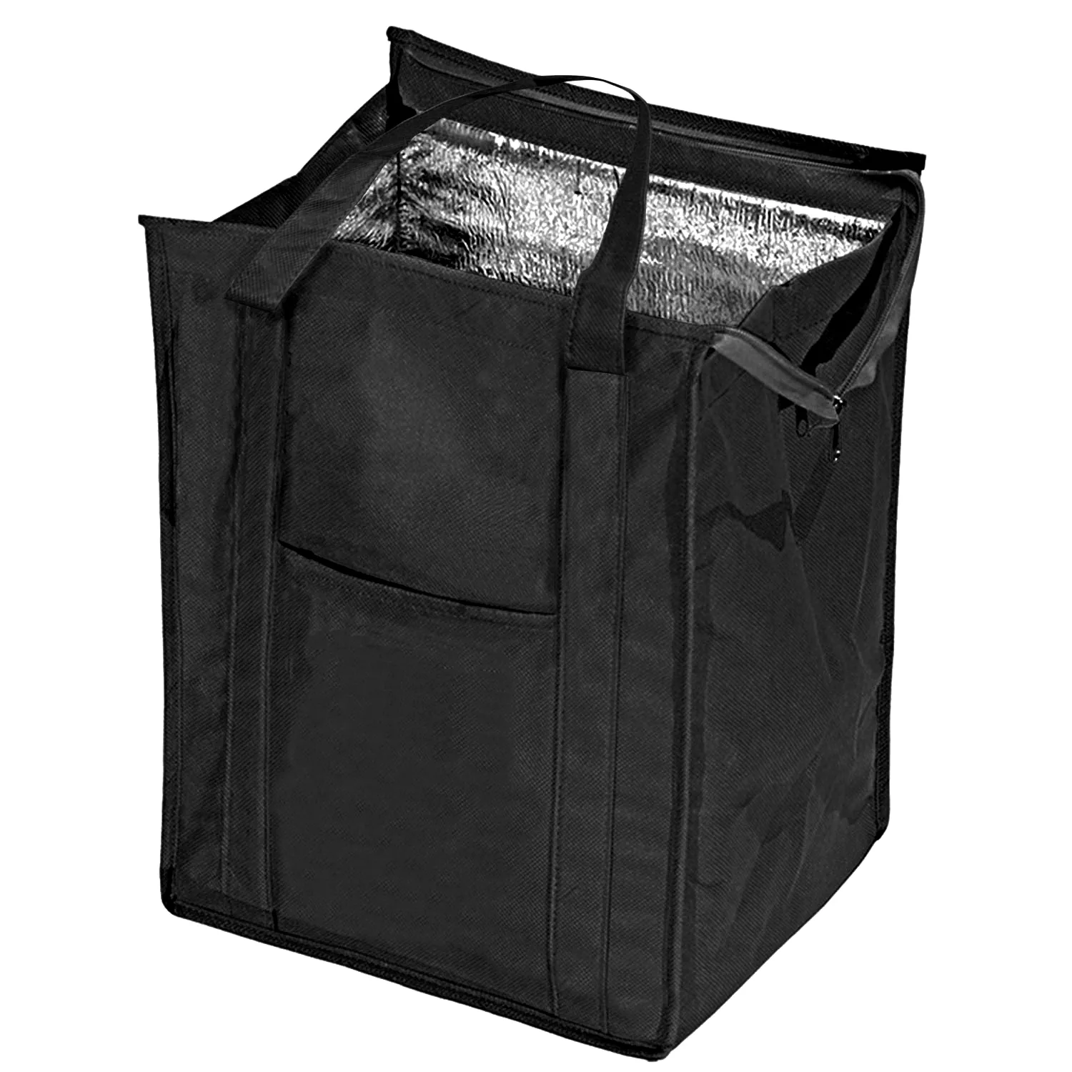 Insulated Polytex Tote W/Zipper view 2