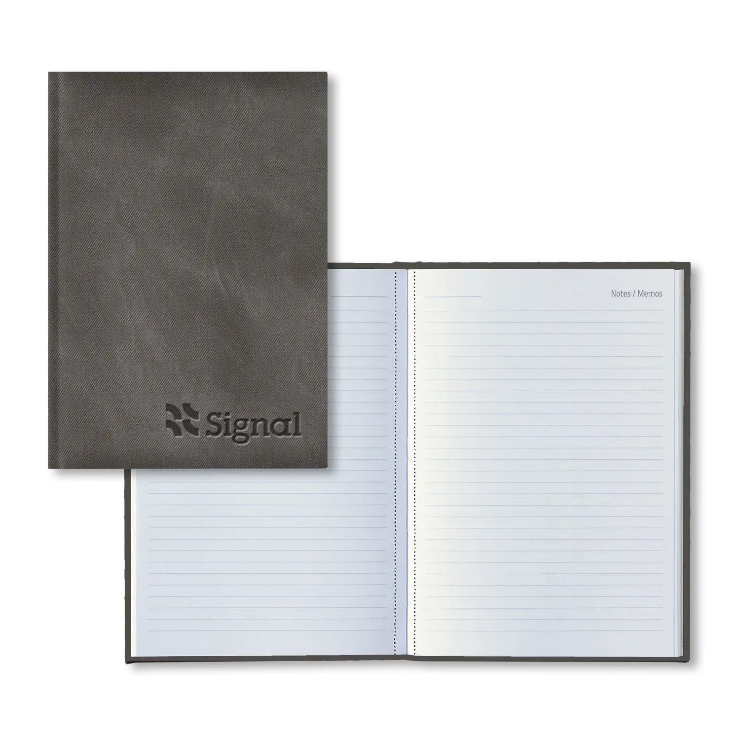 Castelli Lovere Medio Lined White Perf Page Notes & Memos Journal view 4