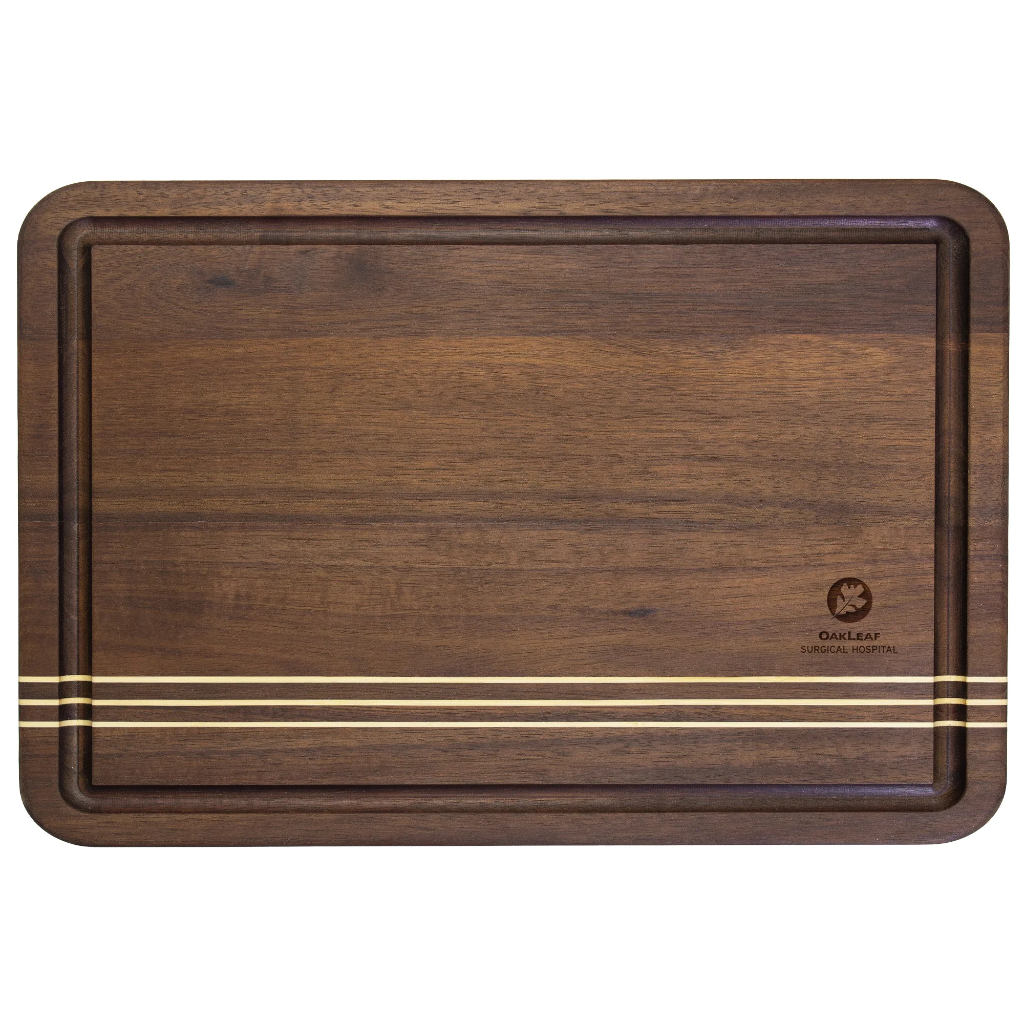 18" Rock & Branch® Dark Acacia Pinstripe Board