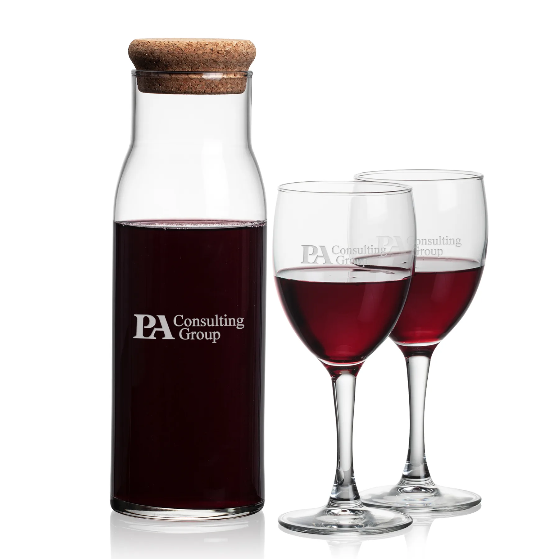 Carafe Stemmed Set, Carberry Set, Carafe & 2 Wine