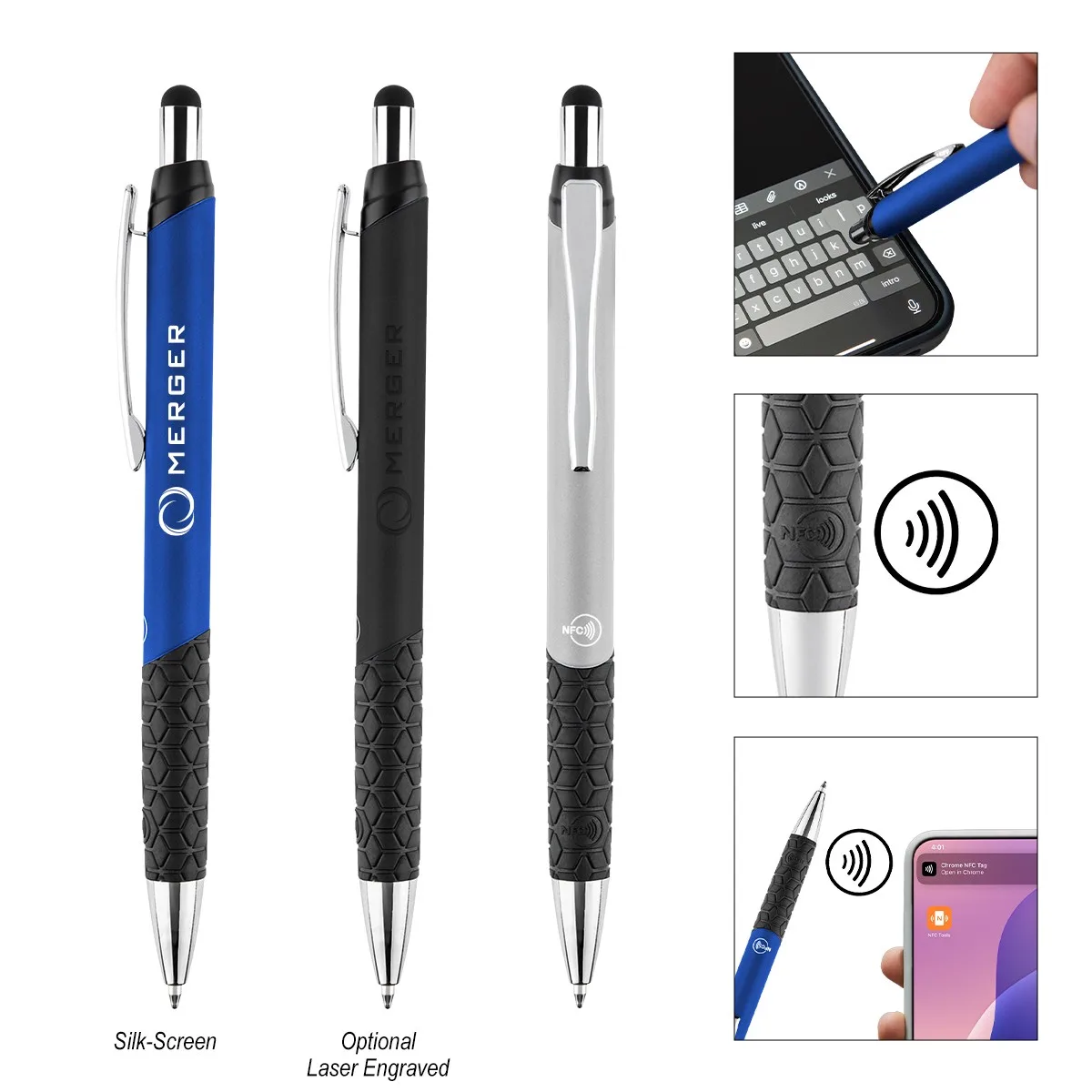 Recycled Aluminum Nfc Smart Pen view 2