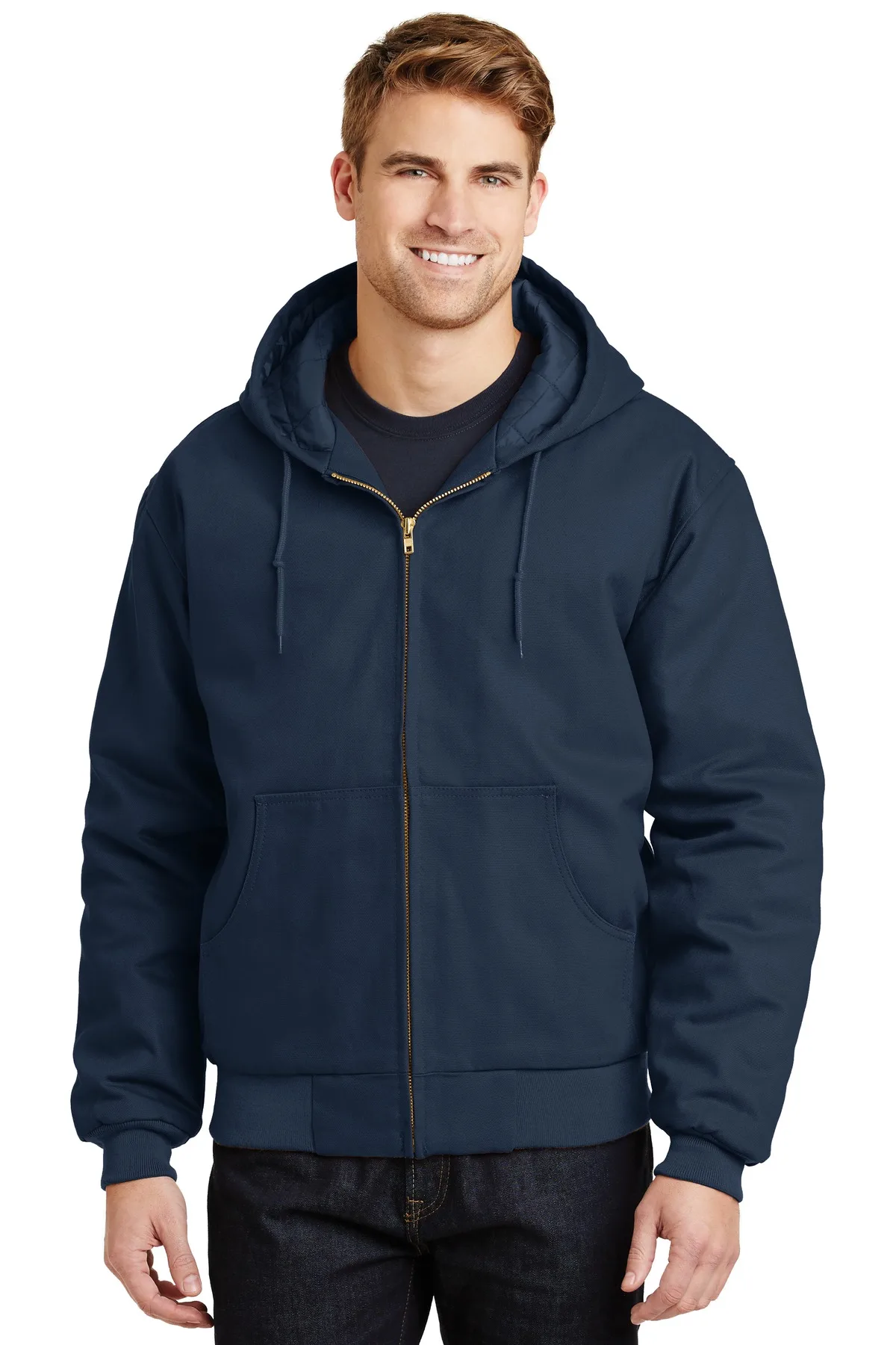 CornerStone® - Duck Cloth Hooded Work Jacket. view 2