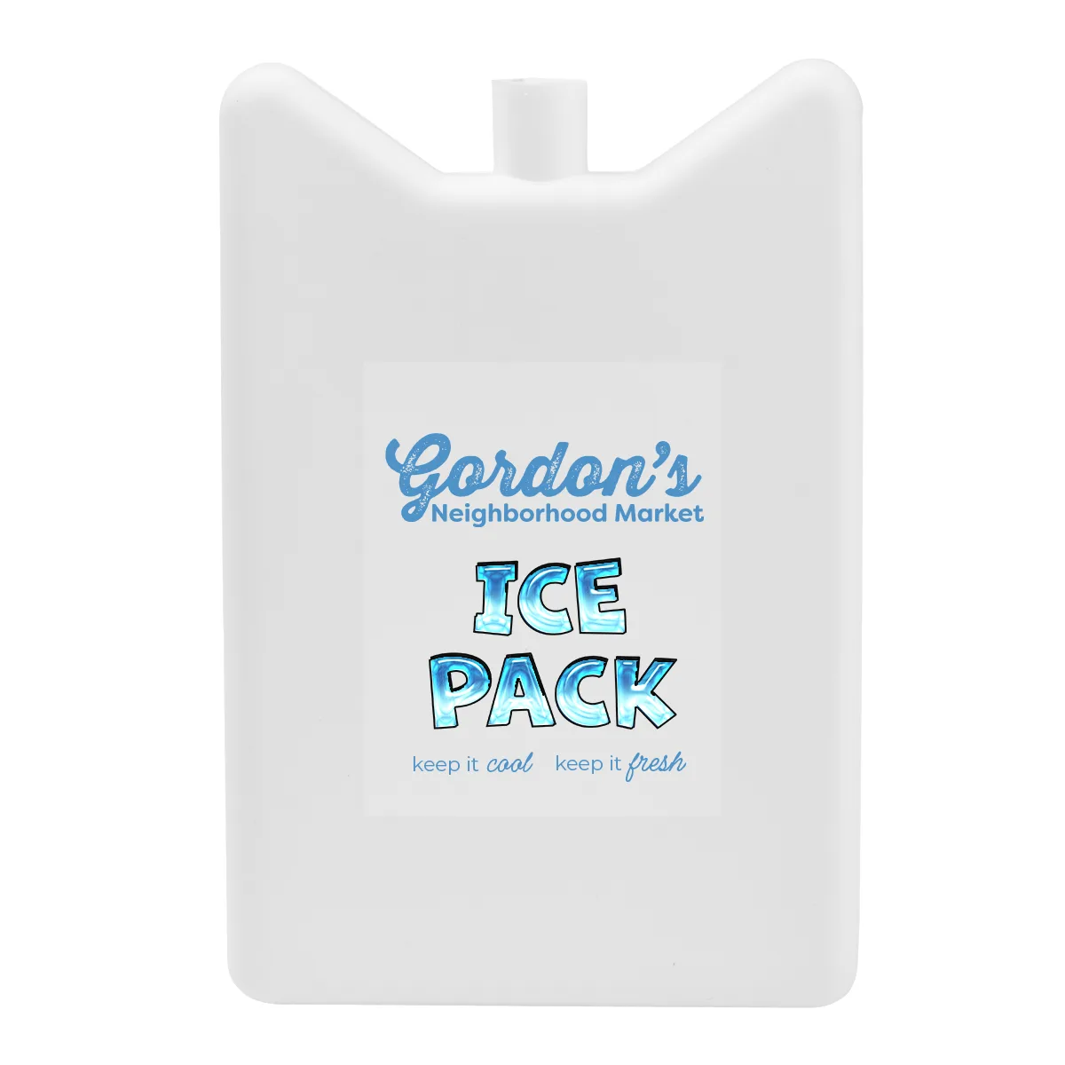 75048 WHT Clear Label Blank