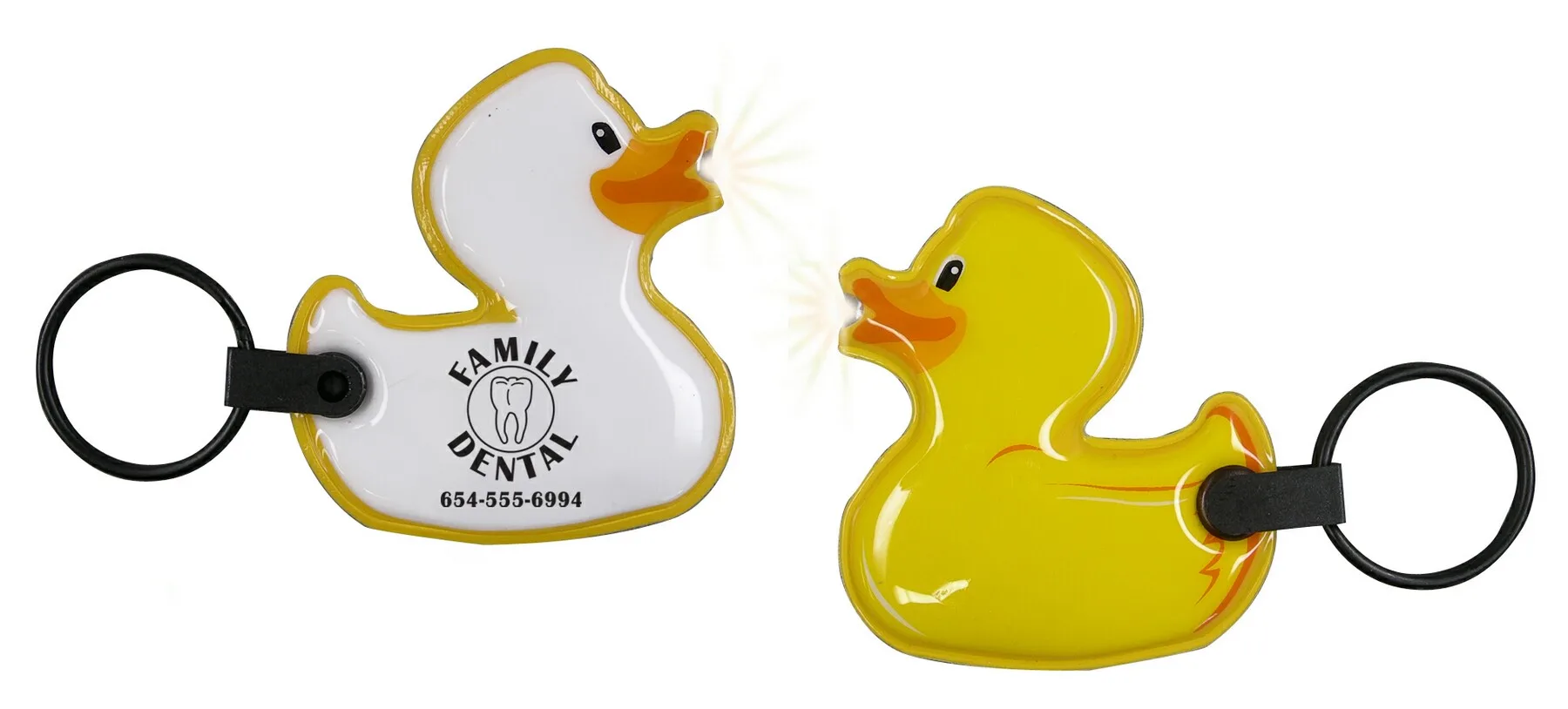 ShapeLights™ Color-A-Shape Key Ring Flashlight (Duck)