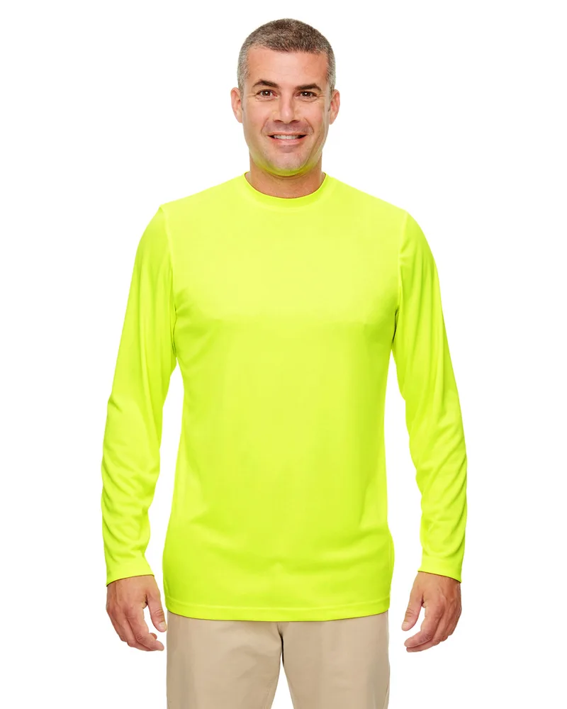 ULTRACLUB Men's Cool & Dry Performance Long-Sleeve Top view 3