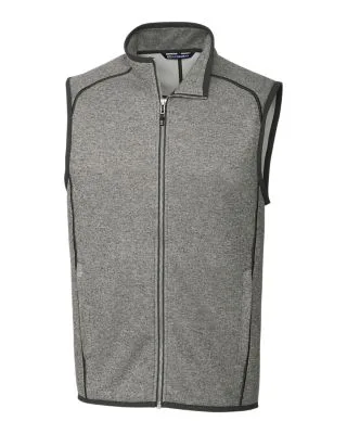 Cutter & Buck Mainsail Sweater-Knit Mens Big and Tall Full Zip Vest view 2