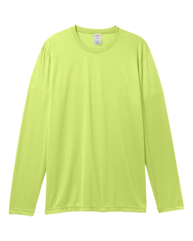 Hanes® Unisex Cool DRI® Long Sleeve Performance T-Shirt view 5