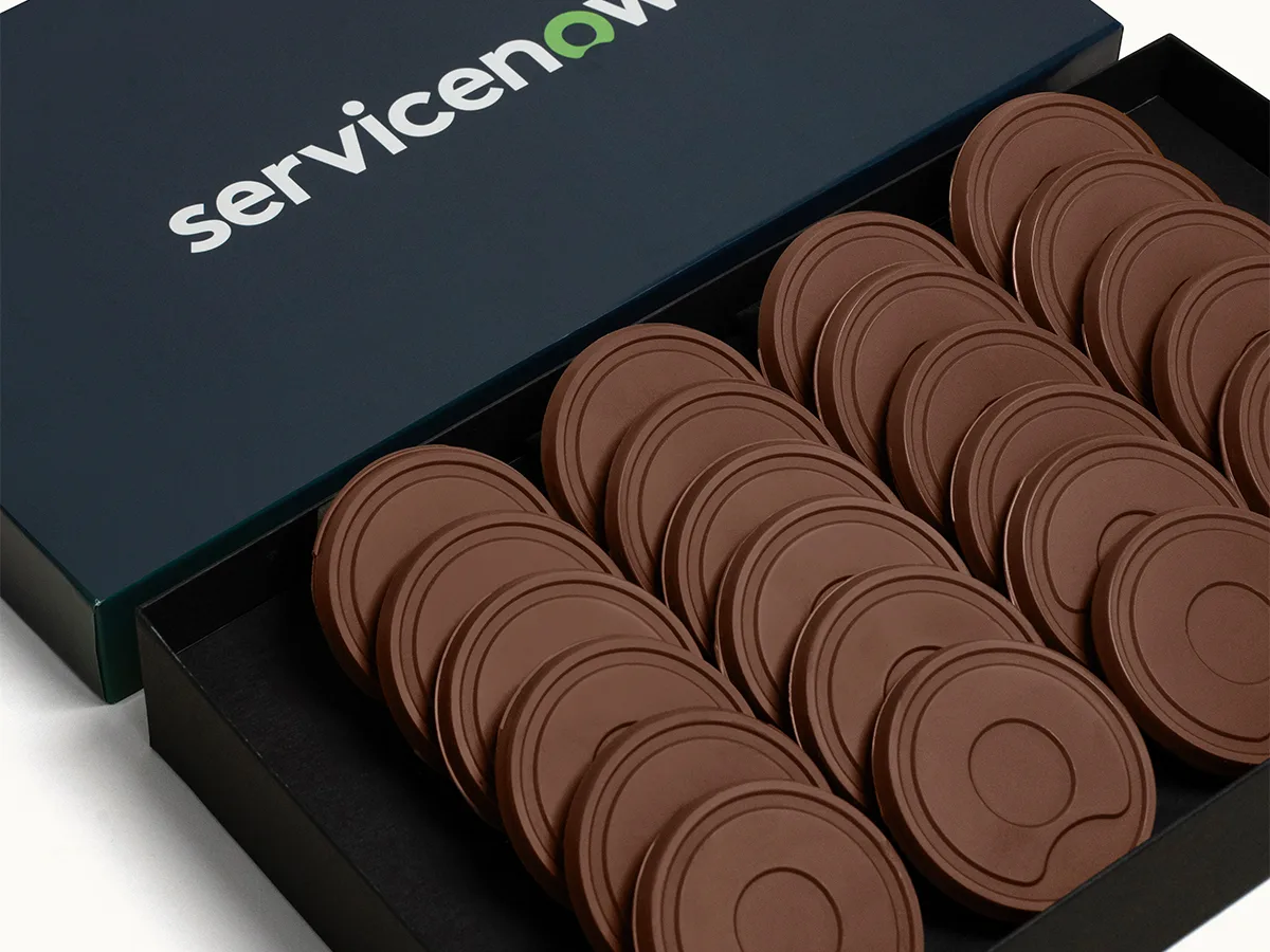 Ultimate 24-Piece Chocolate Shortbread Cookie Gift Set with Luxury Custom Packaging view 2