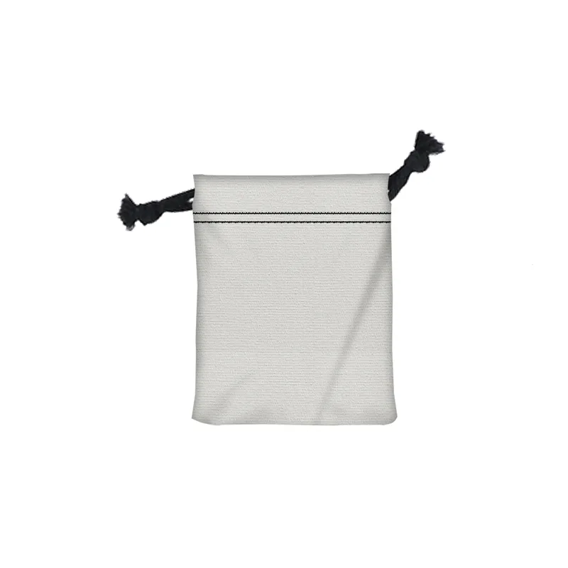 5" W X 6" H Canvas Drawstring Bag view 3