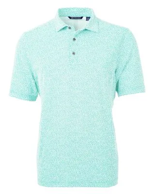 Cutter & Buck Virtue Eco Pique Botanical Print Recycled Mens Polo view 6