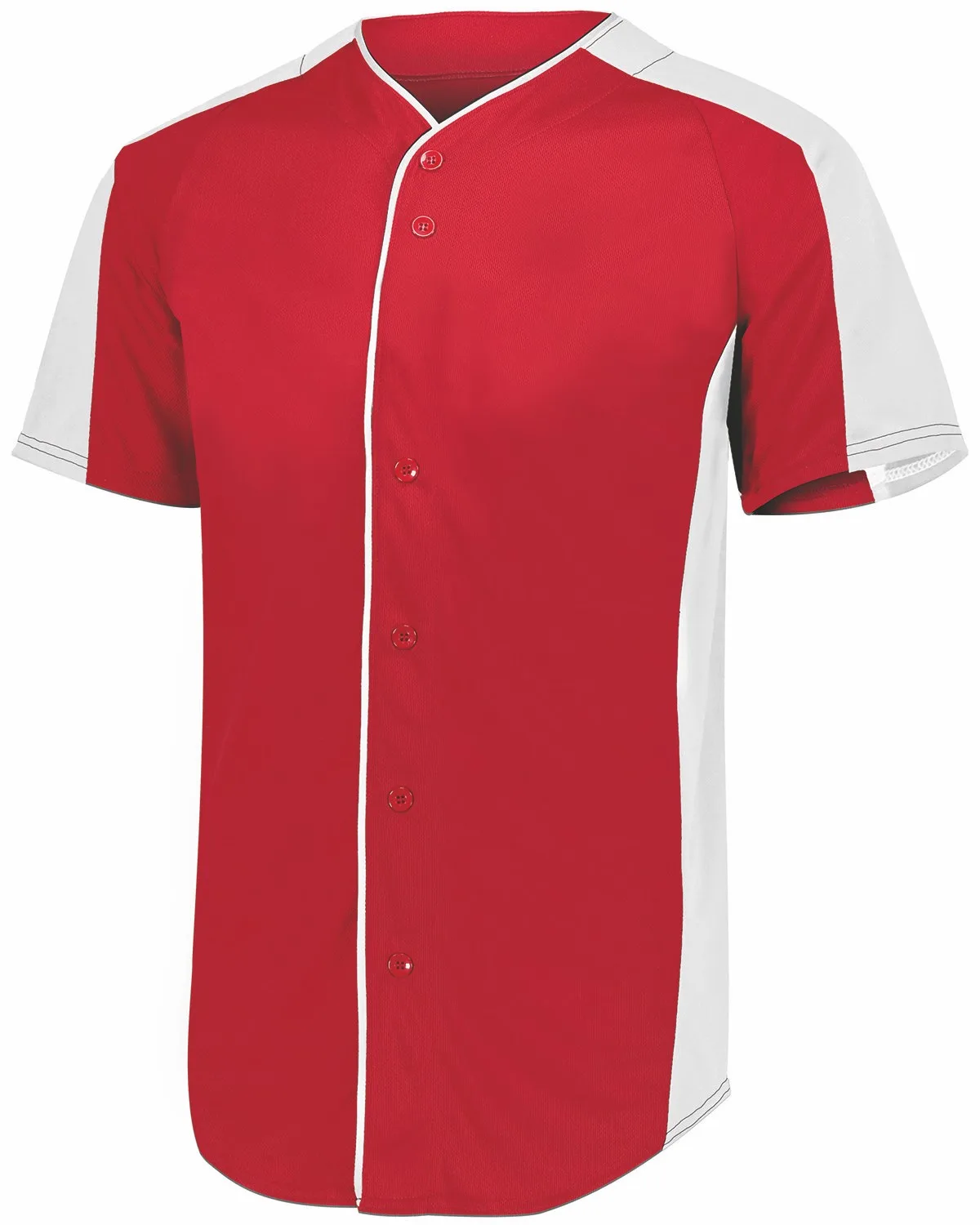 Augusta Adult Full-Button Baseball Jersey view 7