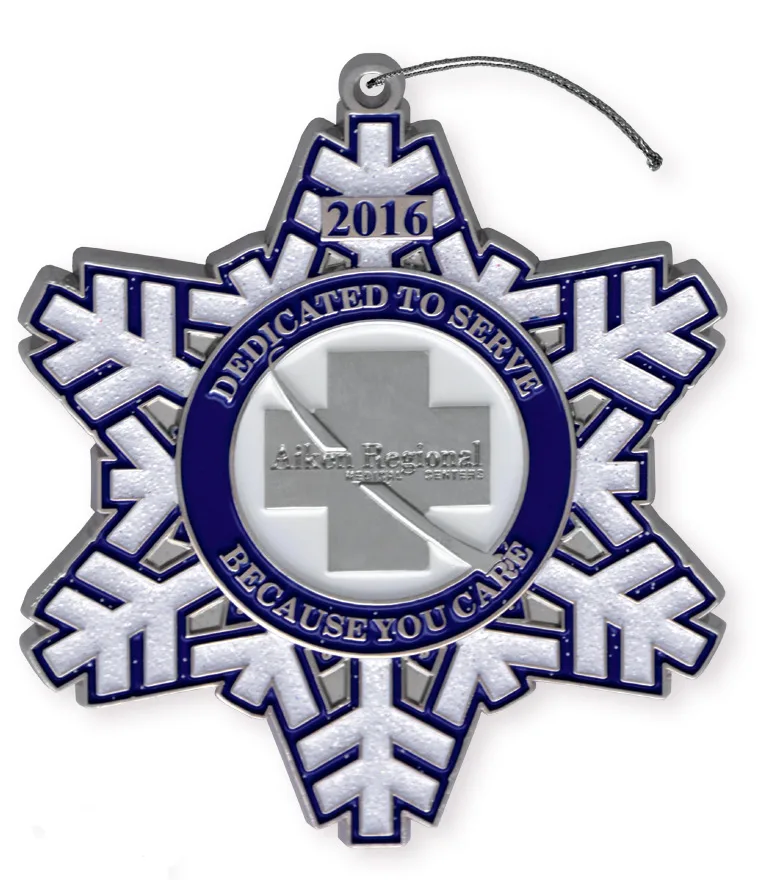 Custom Qualicast® Holiday Ornaments (Various Sizes)