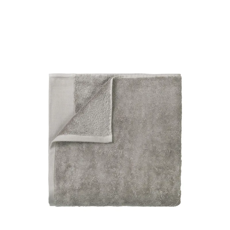 Blomus Riva Organic Terry Hand Towel 20 X 39 - Satellite Taupe Gray
